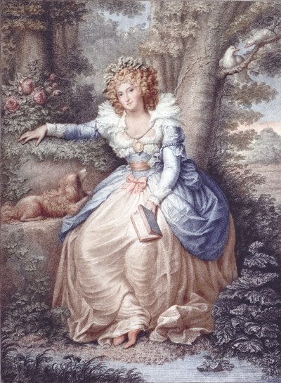 Mrs Fitzherbert, engraved and published by Jean Conde, 1792 by Richard Cosway